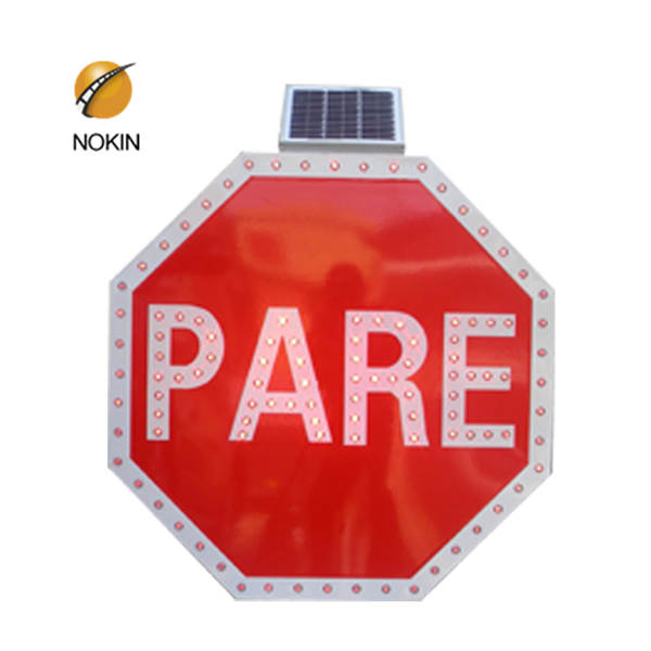 Illuminated Solar Power Pedestrian Crossing Sign On Discount